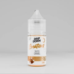 Salted caramel drip down creations dessert 30ml best price online in 35mg 50mg