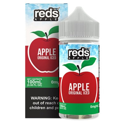 7daze Reds Apple original Ice 100ml buy lowest price e-liquid