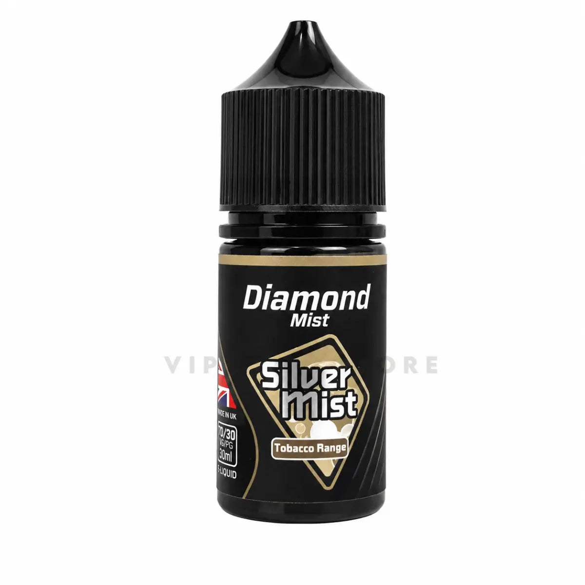 Silver Mist Diamond 30ml Nicsalt pure tobacco flavor soft and smooth in 30mg 50mg nicotine level, best to use with MTL pod kits.