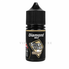 Silver Mist Diamond 30ml Nicsalt pure tobacco flavor soft and smooth in 30mg 50mg nicotine level, best to use with MTL pod kits.