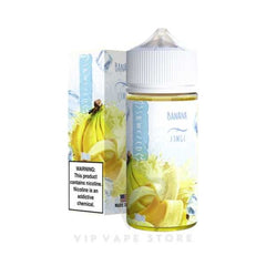 Escape the ordinary with Skwezed Iced Banana 100ml e-juice for cloud chasers blends the sweet creaminess of ripe bananas with a cool, refreshing icy kick. Each puff delivers a tropical burst with a twist, perfect for those who enjoy sweet & invigorating vapes.