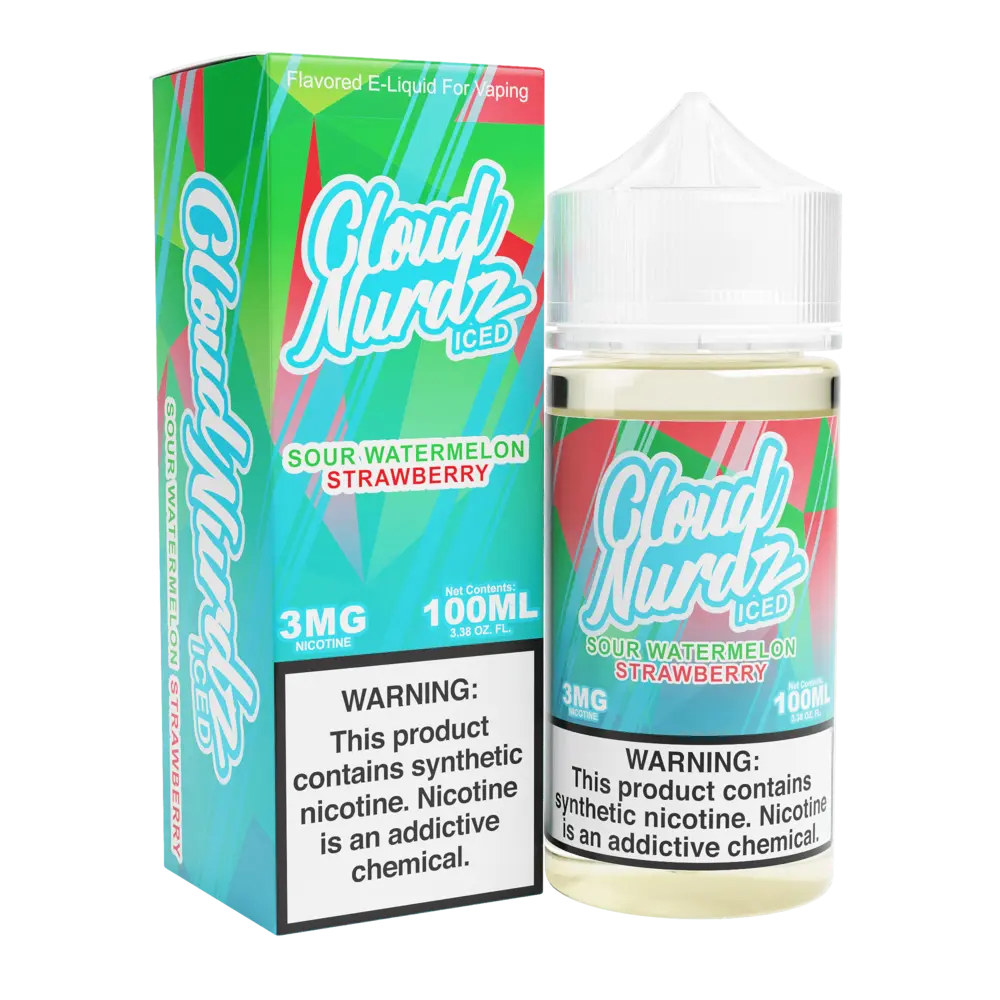 Cloud nurdz ice 100ml E-liquid flavor reviews