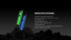 Features of A3 uwell caliburn