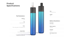 Specification of Aspire Vilter 2 pod kit system