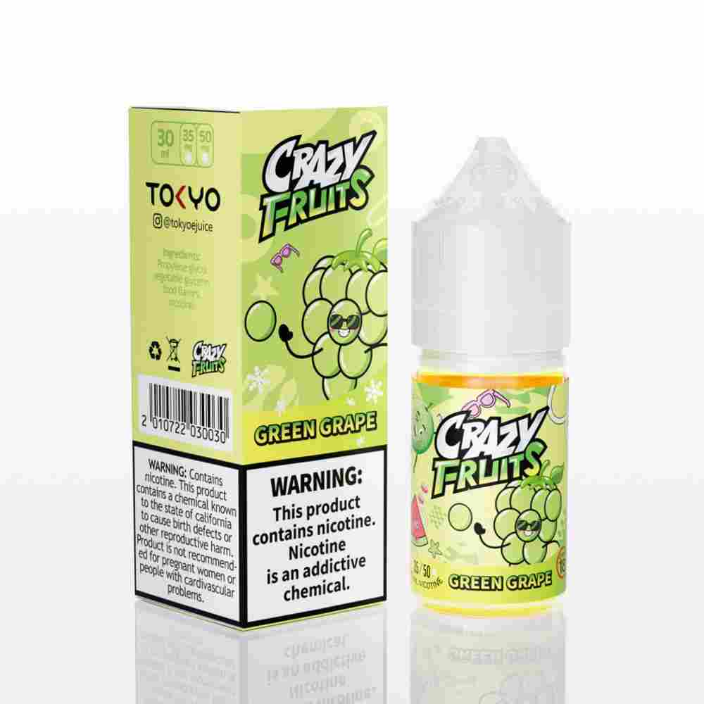  TOKYO GREEN GRAPE crazy fruits 30ml nicsalt buy online best price in Pakistan