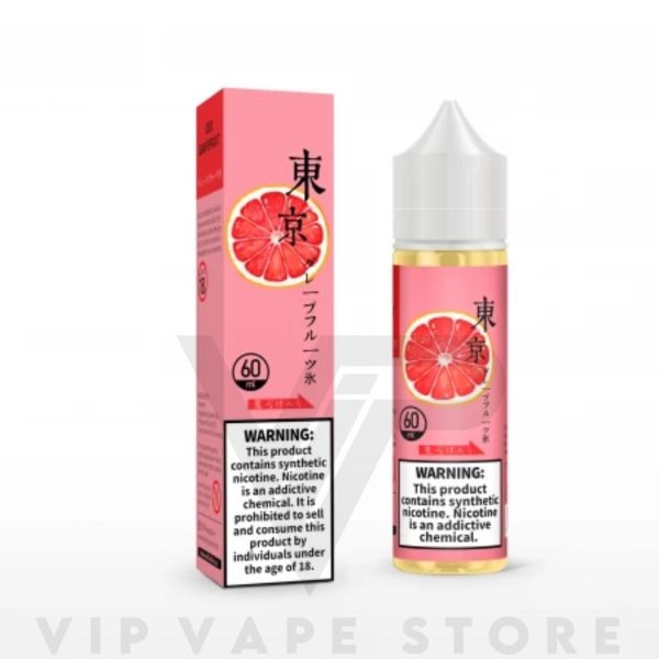 Tokyo Iced Grape fruit 60ml e-juice offers a taste of sweet, zesty balance by a refreshing icy blast. Shop low price at online vape shop Pakistan