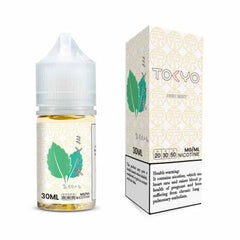 Tokyo Iced Mint 30ml: Classic Menthol E-liquid Combines cool mint flavor with a touch of ice. Explore salt flavors & experience a refreshing puff.