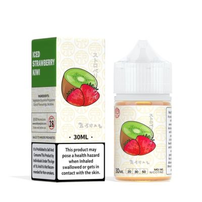 Tokyo Strawberry Kiwi 30ml Nicotine Salt E-liquid with Ripe Strawberry & Kiwi Flavor. Buy Tropical Fruit Vape Juice with a Refreshing Twist.