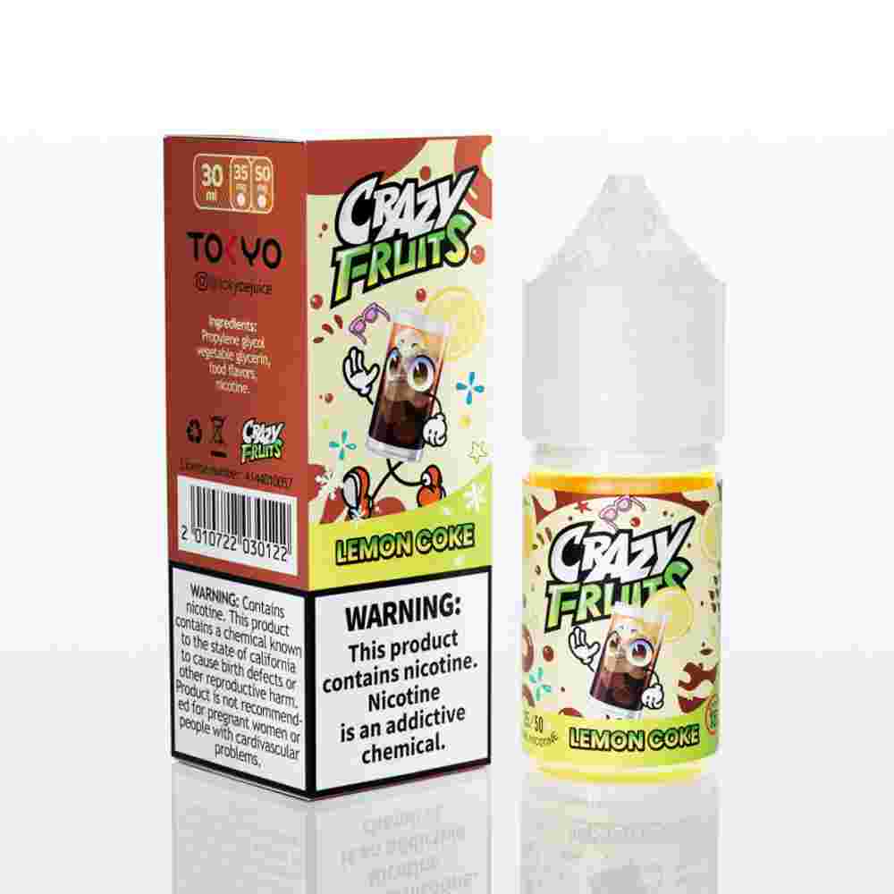 Tokyo Lemon Coke Crazy Fruits 30ml salt nicotine flavor buy online in Pakistan