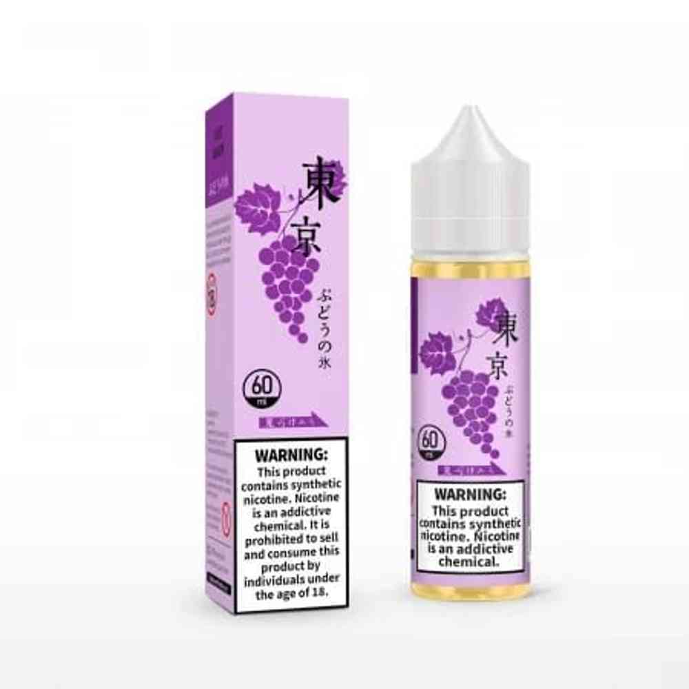 Tokyo Iced Grape 60ml E-juice Fruit Fusion Crave a cool and fruity escape? blends sweet, juicy grapes with refresh icy blast, Shop online best price