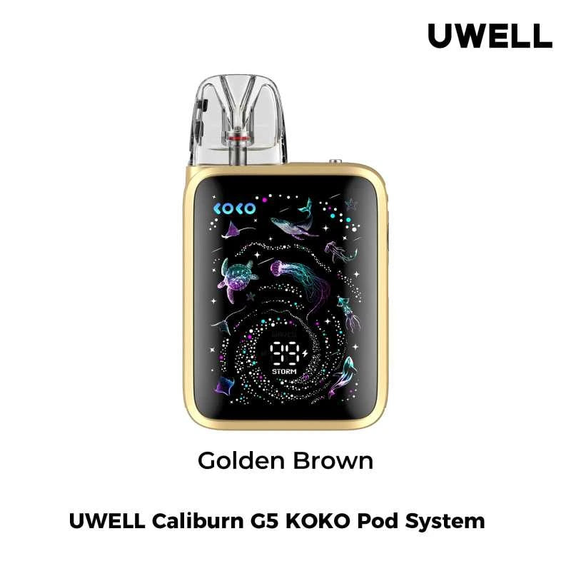 Uwell Caliburn G5 Koko pod kit touch screen vape