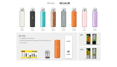 Uwell caliburn G5 lite SE pod kit Box contents and package includes