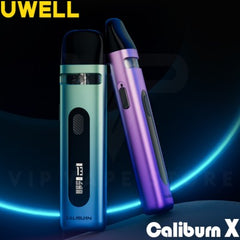 Uwell Caliburn X Pod Kit&nbsp;Is an upmarket new manufactured from the CALIBURN series. Featured with output electricity and airflow adjustment functions, drawing ways, and an OLED screen,&nbsp;CALIBURN X&nbsp;is a multifunctional pod machine with a compact body. UWELL’s Pro-FOCS taste adjustment generation brings a completely unique benefit to&nbsp;CALIBURN X, providing you with an actual taste.