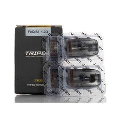 Uwell Tripod Replacement Pods&nbsp;these pods are designed for use with the Uwell TRIPOD Pod System, a vaping device the pods have a 2mL e-liquid capacity, which means they can hold up to 2 milliliters of vape juice they come with an integrated 1.2ohm coil this coil resistance is optimized for a specific vaping experience, providing a balance between vapor production and flavor