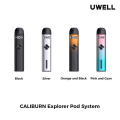 Experience the ultimate in vaping with the <strong>Uwell Caliburn Explorer pod Kit</strong>. This innovative kit provides a seamless experience with its sleek design and advanced features. Enjoy smooth, flavorful hits every time with the <em>Caliburn Explorer</em>.