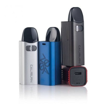 UWELL Caliburn AZ3 Pod Kit System&nbsp;17W max output &amp; 750 mah battery, A smaller and more specific size compare to other pod systems with a new U valve system it supports AK3 replacement cartridge which is 2ml capable of e juice.