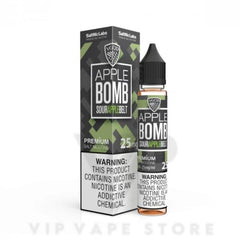 VGOD APPLE BOMB 30ML salt nicotine flavor is a multi layer burst of juicy Granny with a rich sour tartness of a sweet candy sour belt for the finish.