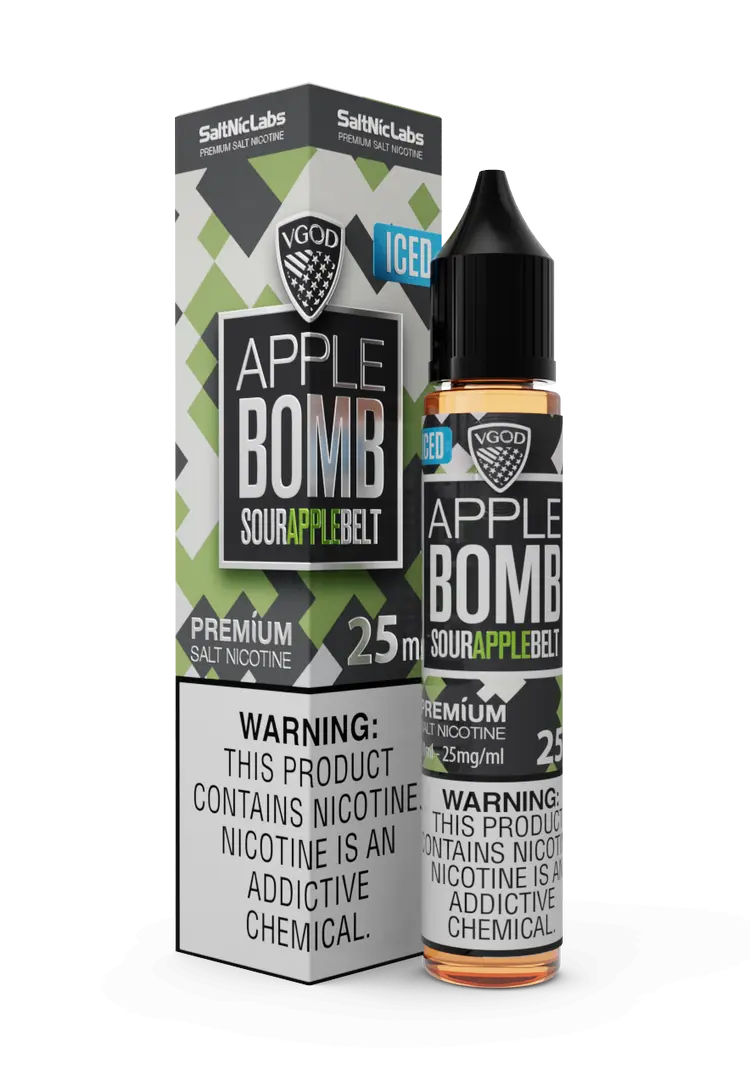 Apple bomb ice salt nicotine e-liquid flavor in Pakistan at VIP vape