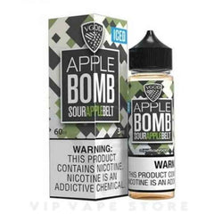 Looking for a sweet refreshing bite? VGOD Iced Apple Bomb 60ml E-juice delivers tangy bliss with frosty finish. Explore flavors cloud chasing delight