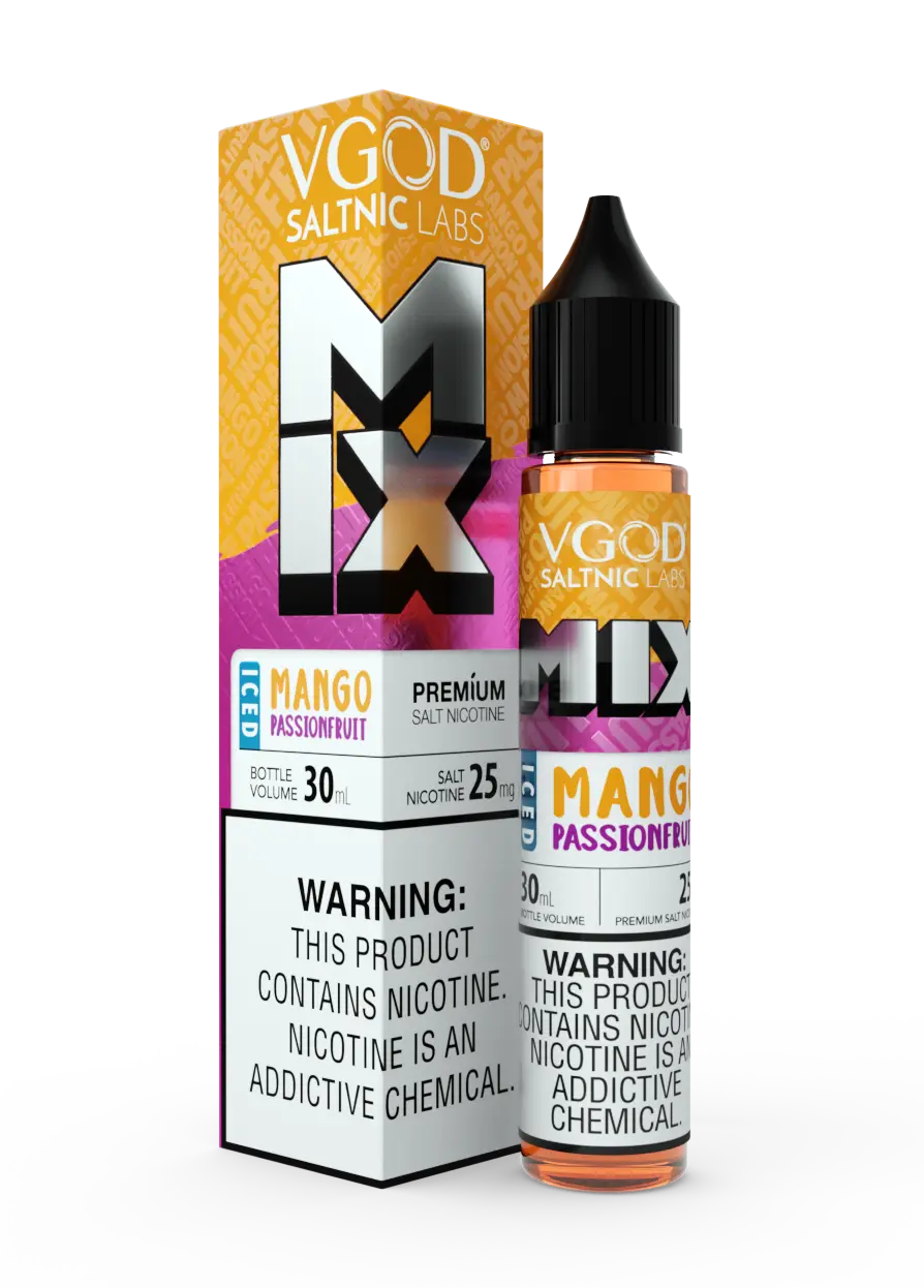 VGOD mango passion ice 30ml salt nicotine flavor at VIP vape shop 25mg & 50mg