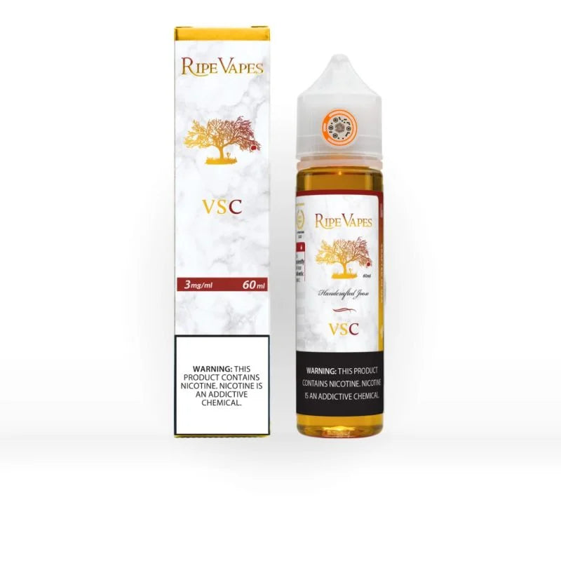 Vanilla Sweet Caramel Ripe Vapes 60ml 0mg to 18mg freebase nicotine flavor