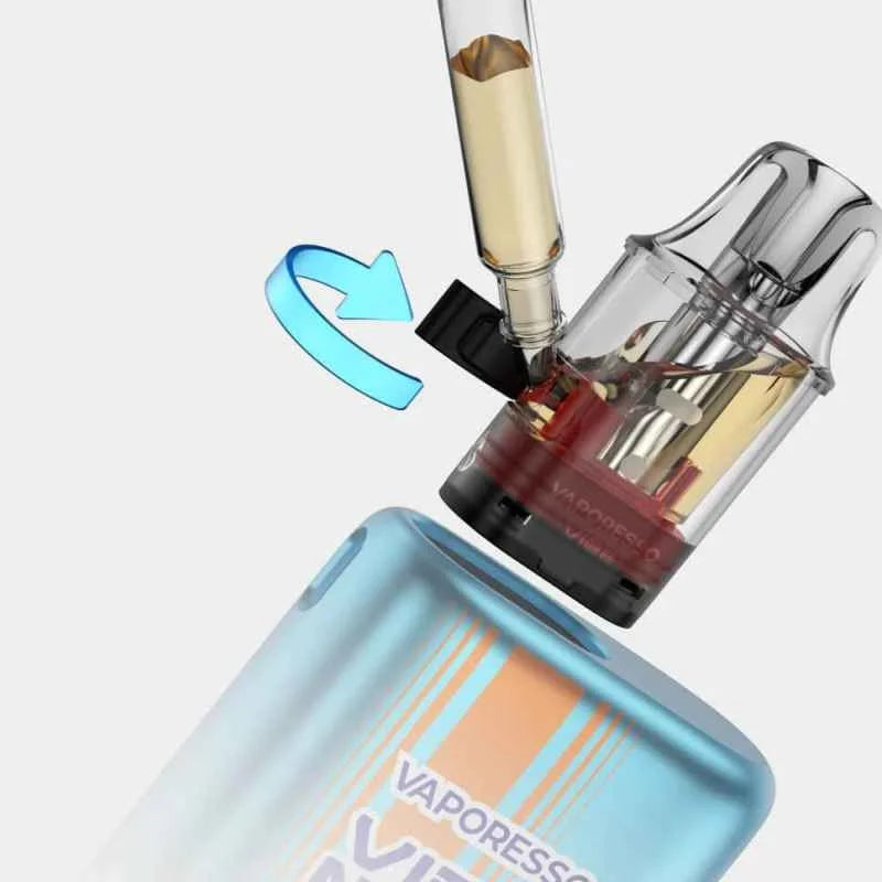 Vaporesso Vibe Nano Pro Pod kit 4.5ml side fill cartridge E-liquid 
