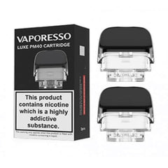 Vaporesso luxe pm40 cartridge for the Vaporesso LUXE PM40 pod system device. Moreover, it boasts an impressive 4ml e-liquid capacity, making it an ideal choice for vapers.