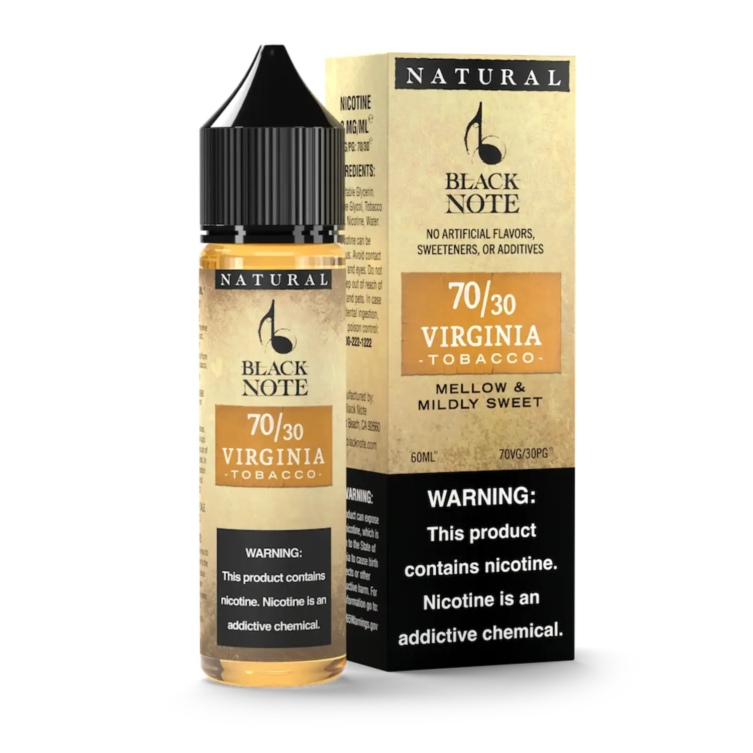 Black Note Virginia tobacco 60ml ( 70VG-30PG ) buy online only at VIP vaporizer shop Pakistan with best price