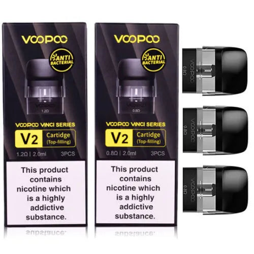 Voopoo Vinci replacement cartridge pod V2 0.8ohms and 1.2ohms online buy price in Pakistan