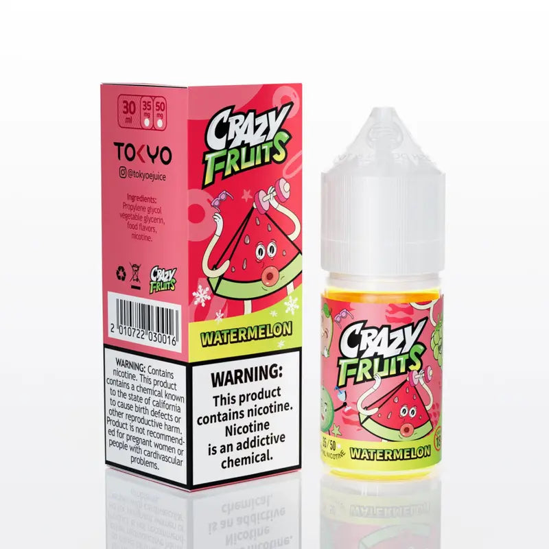 Tokyo crazy fruits 30ml ice salt nicotine best flavor most demanding