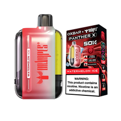 Watermelon ice Dr vapes Panther X Oxbar disposable vape buy in Karachi, Lahore, Islamabad, Rawalpindi, Faisalabad, Multan and across Pakistan.