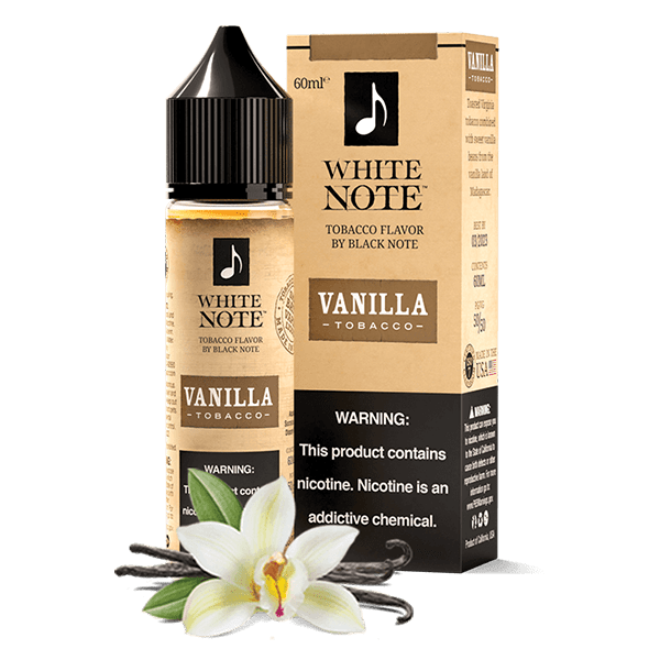 White note Vanilla custard tobacco 60ml 3mg 6mg 12mg flavor with positive feedback and user reviews