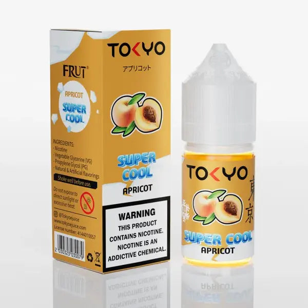 Apricot ice Tokyo Super Cool nicsalt E-juice authorize dealer in Pakistan