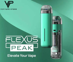 Aspire Flexus Peak pod kit system is 1000 mah battery output with high flavor production density compatible with AF coils