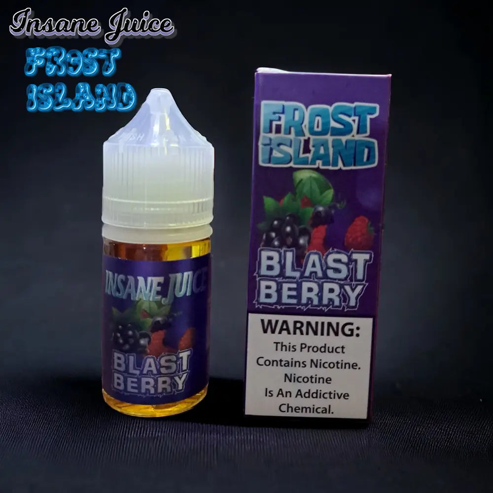 Insane frosty island salt nicotine complete flavor range