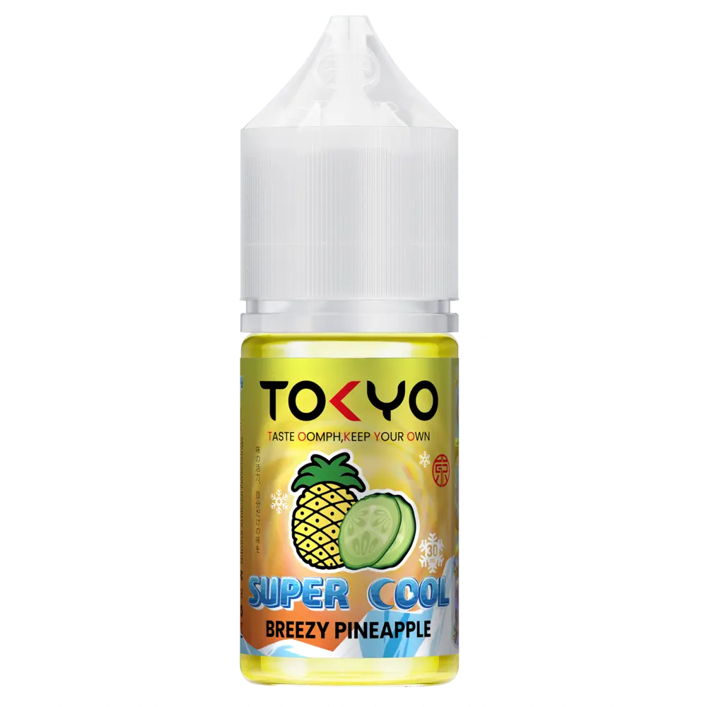 Breezy Pineapple Tokyo Super Cool 30ml nicsalt 30mg 50mg 60mg