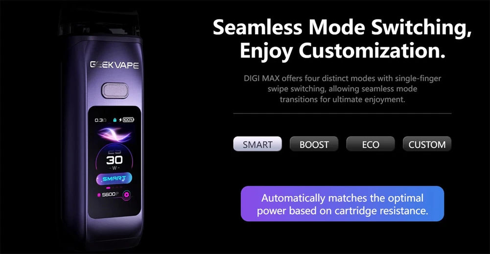 Geekvape Digi max pod mod kit - vape 80w Vape store Geekvape Digi max pod mod kit - vape 80w Vape store