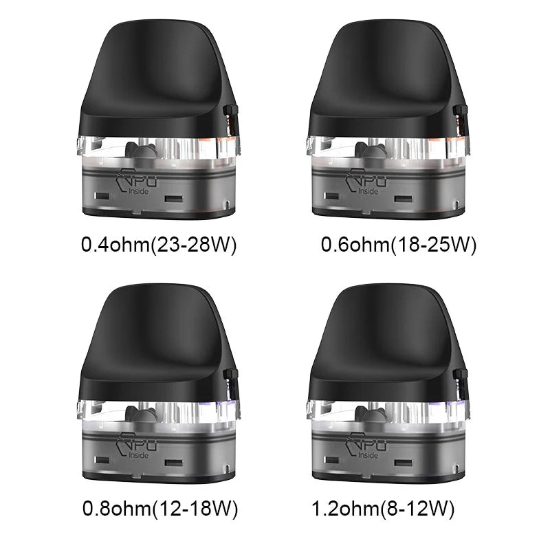 Geekvape J series cartridge pods replacement coil ohms and watt specs