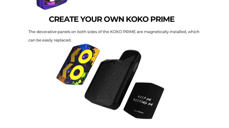 Magnetic covers of uwell koko prime