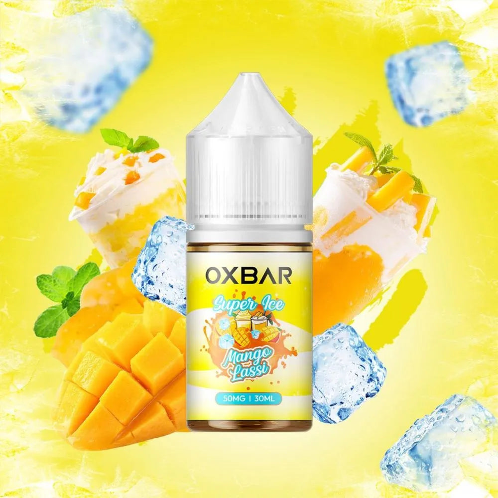 Mango lassi oxbar nicotine salt 30ml delivers creamy tropical flavor, smooth nicotine performance, and sweetness in a premium pod-friendly formula.