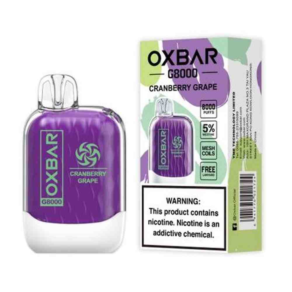 Oxbar G8000 disposables 8k Puffs Classic version