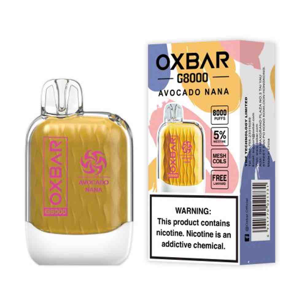 Oxbar G8000 disposables 8k Puffs Classic version