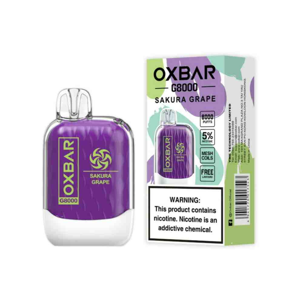 Oxbar G8000 disposables 8k Puffs Classic version