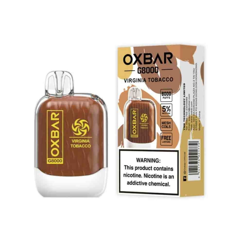 Oxbar G8000 disposables 8k Puffs Classic version