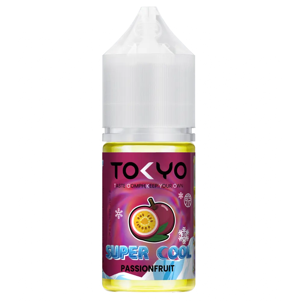 Passion fruit ice Tokyo Super Cool 30ml flavor nicotine salt flavor 30mg 50mg 60mg