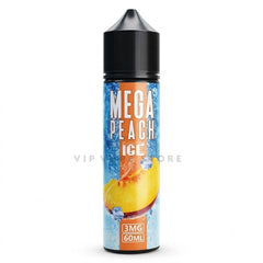 Peach Ice mega 60ml E-juice in Pakistan, Enjoy juicy peach flavour blended with refreshing icy coolness for a smooth and satisfying taste with vape.