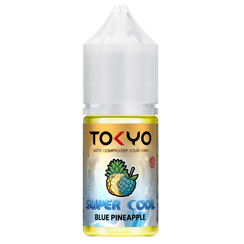 Pineapple blue Tokyo Super Cool 30ml ice 30mg 50mg 60mg at VIP vape shop
