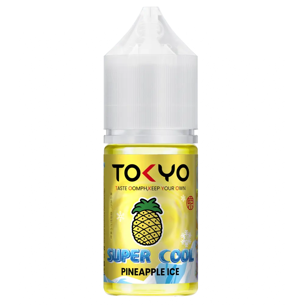 Pineapple ice Tokyo Super Cool 30ml flavor 30mg 50mg 60mg shop online at VIP vape store Pakistan