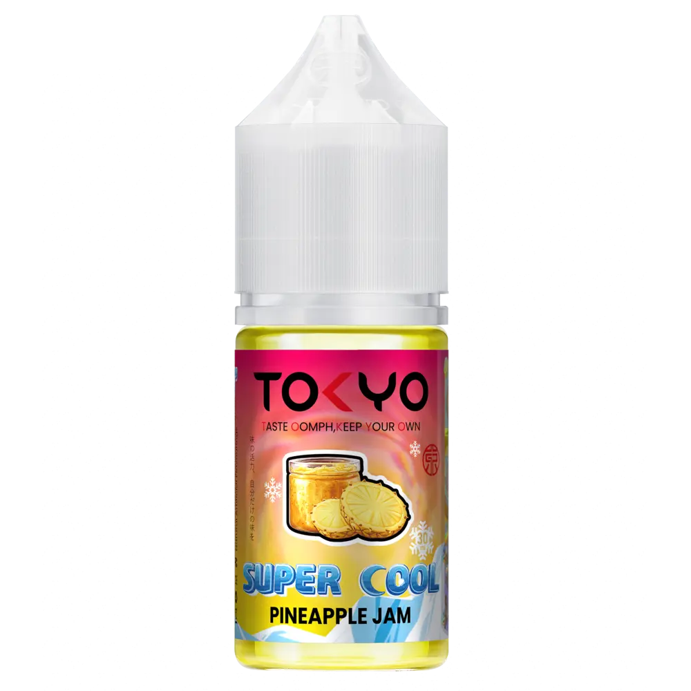 Pineapple jam Tokyo Super Cool 30ml nicsalt 30mg to 60mg at Vapestore Pakistan