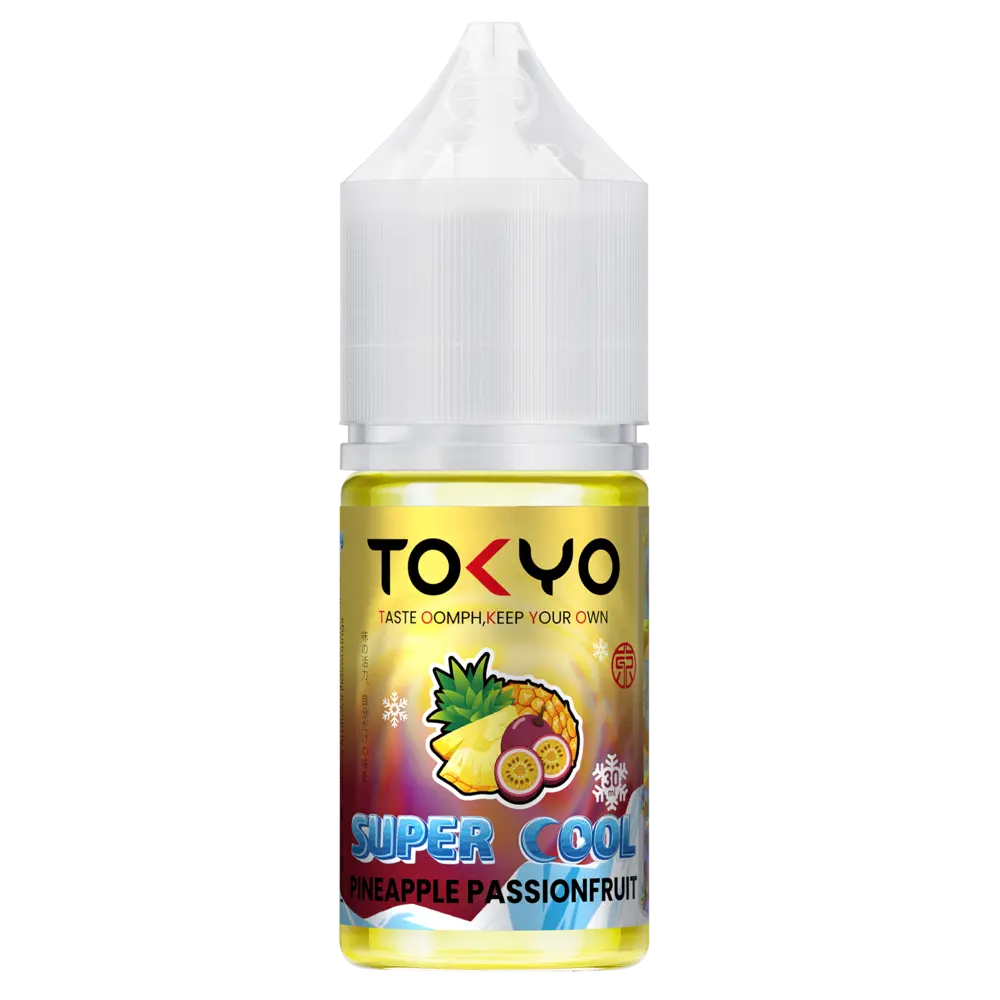 Pineapple passion fruit Tokyo Super Cool nicsalt shop best price at vape store Pakistan